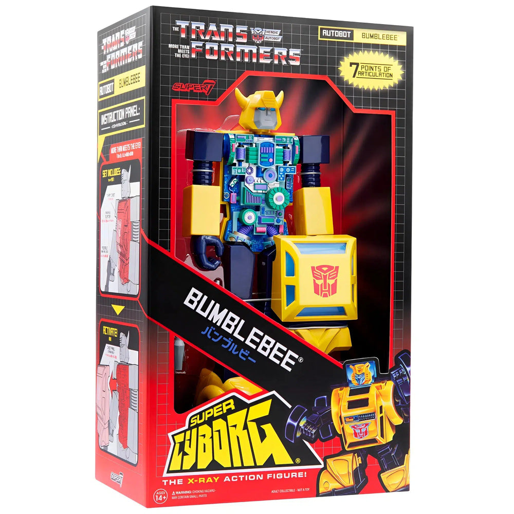 Transformers - Bumblebee Action Figure (G1 Full Color Version) - Super7 - Super Cyborg Series