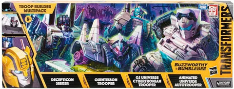 Transformers Buzzworthy Bumblebee Troop Builder Multipack Action Figure 4-Pack - Hasbro - Image 4