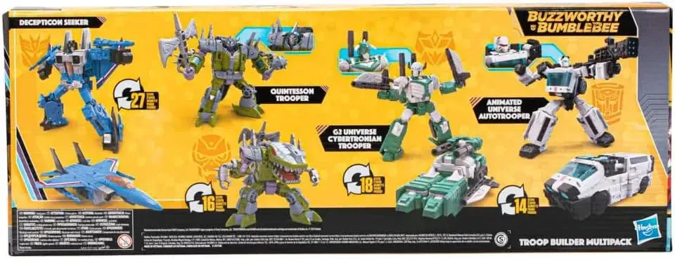 Transformers Buzzworthy Bumblebee Troop Builder Multipack Action Figure 4-Pack - Hasbro