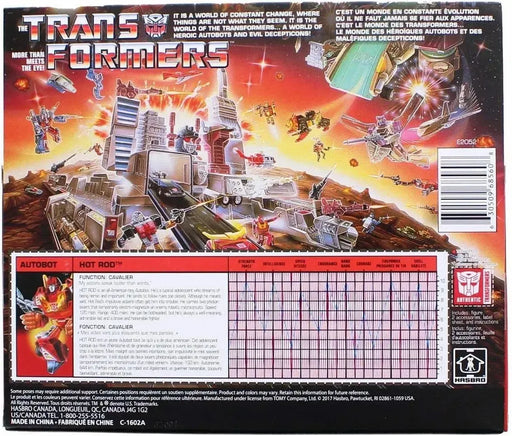 Transformers G1 Commemorative Series I Hot Rod Reissue Figure (Rodimus Major) - Hasbro