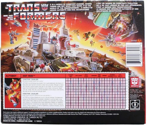Transformers G1 Commemorative Series I Hot Rod Reissue Figure (Rodimus Major) - Hasbro - Image 2