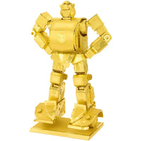 Transformers: Generations - Gold Bumblebee Figure Model Kit (Deluxe Edition, Steel, Expert Difficulty) - Fascinations - Metal Earth Series