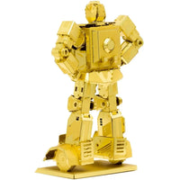 Transformers: Generations - Gold Bumblebee Figure Model Kit (Deluxe Edition, Steel, Expert Difficulty) - Fascinations - Metal Earth Series