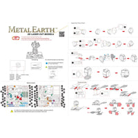 Transformers: Generations - Gold Bumblebee Figure Model Kit (Deluxe Edition, Steel, Expert Difficulty) - Fascinations - Metal Earth Series