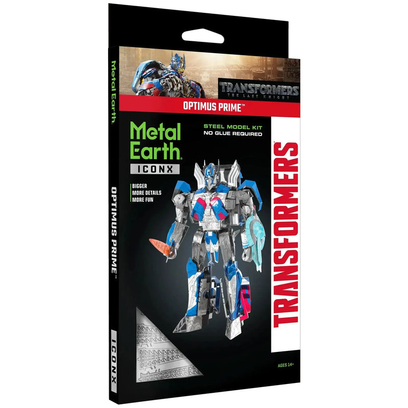 Transformers: The Last Knight - Optimus Prime 3D Figure Model Kit (Steel, Moderate Difficulty) - Fascinations - Metal Earth Iconx Premium Series - (2020)