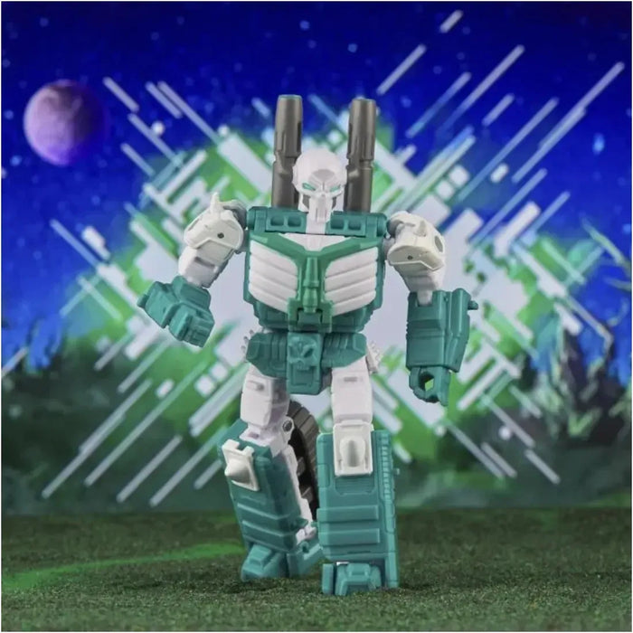 Transformers - Troop Builder Multipack Action Figure Set (Decepticon Seeker, Quintesson Trooper, G1 Universe Cybertronian Trooper & Animated Universe Autotrooper) - Tomy