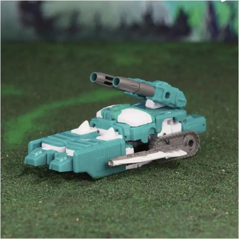 Transformers -  Troop Builder Multipack Action Figure Set (Decepticon Seeker, Quintesson Trooper, G1 Universe Cybertronian Trooper & Animated Universe Autotrooper) - Tomy