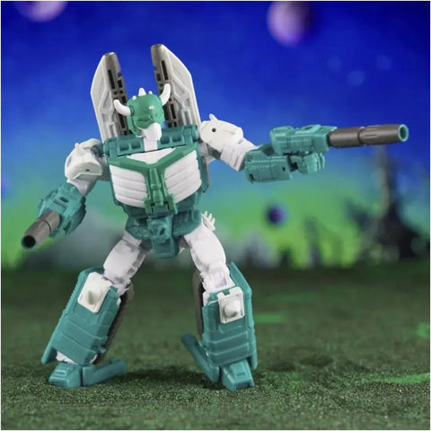 Transformers -  Troop Builder Multipack Action Figure Set (Decepticon Seeker, Quintesson Trooper, G1 Universe Cybertronian Trooper & Animated Universe Autotrooper) - Tomy