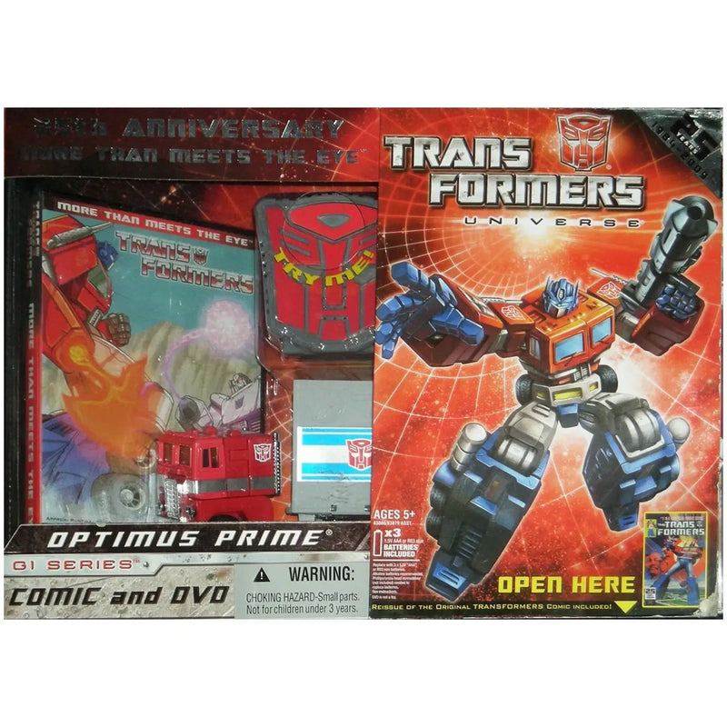 Transformers Universe - Optimus Prime Electronic Figure Set - Hasbro - G1 Series, 25th Anniversary Collector's Edition - (2009)