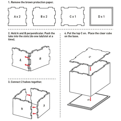 Transparent Display Cube to Display Models (4