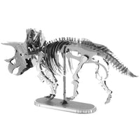 Triceratops Skeleton Dinosaur 3D Figure Model Kit (Steel, Moderate Difficulty...- Image 4