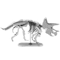 Triceratops Skeleton Dinosaur 3D Figure Model Kit (Steel, Moderate Difficulty...- Image 6