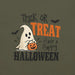 Trick or Treat Have a Happy Halloween T-Shirt - Cute Ghost and Pumpkin Graphic Tee