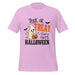 Trick or Treat Have a Happy Halloween T-Shirt - Cute Ghost and Pumpkin Graphic Tee