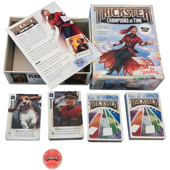 Trickster: Champions of Time - Competitive Fantasy Card Game for Family, Adults, and Children (2-7 Players, Ages 14+) - Action Phase Games