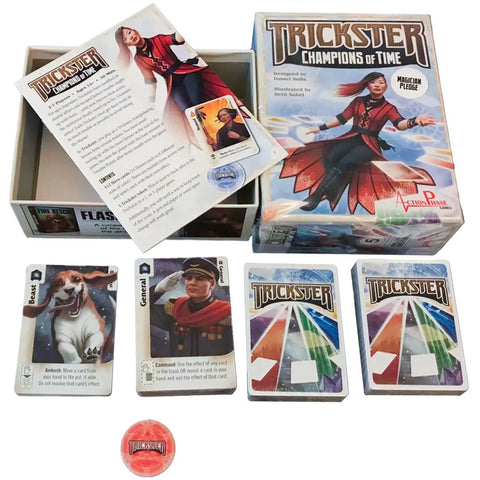 Trickster: Champions of Time - Competitive Fantasy Card Game for Family, Adults, and Children (2-7 Players, Ages 14+) - Action Phase Games