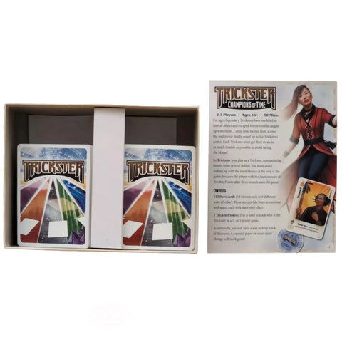 Trickster: Champions of Time - Competitive Fantasy Card Game for Family, Adults, and Children (2-7 Players, Ages 14+) - Action Phase Games