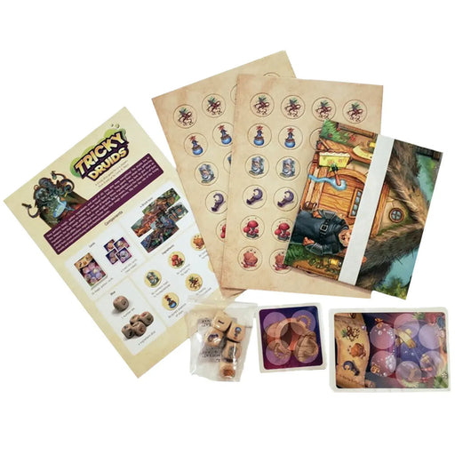 Tricky Druids - Dice-Based Magic Board Game for Family, Adults, and Children (2-4 Players, Ages 8+) - Pegasus Spiele
