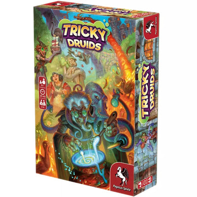 Tricky Druids - Dice-Based Magic Board Game for Family, Adults, and Children (2-4 Players, Ages 8+) - Pegasus Spiele