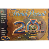 Trivial Pursuit: 20th Anniversary Edition - Trivia Party Game for Adults (2-6 Players, Ages 18+) - Hasbro - (2002)
