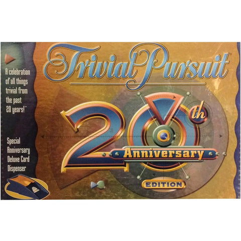 Trivial Pursuit: 20th Anniversary Edition - Trivia Party Game for Adults (2-6 Players, Ages 18+) - Hasbro - (2002) - Image 1