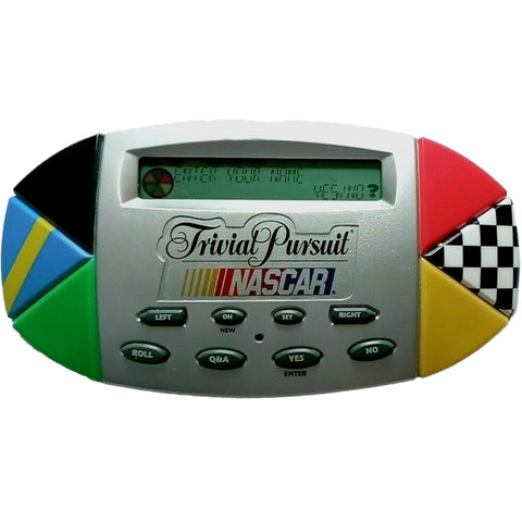 Trivial Pursuit [NASCAR] - Electronic Handheld Game - Parker Brothers - 50th Anniversary Edition - (1998) - Image 2