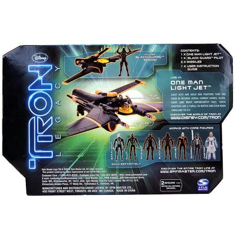 Tron: Legacy - One Man Light Jet Figure Set - Spin Master - Series 2