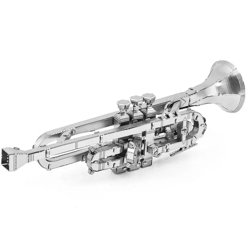 Trumpet Figure Model Kit (Steel, Moderate Difficulty) - Fascinations - Metal Earth Series