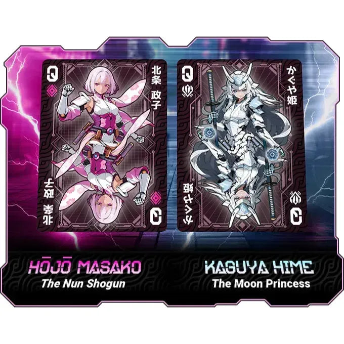 UKIYO 2099: YAMI Edition - Premium Cyberpunk Japanese Playing Cards - Wonderland Workshop - KardecK Series