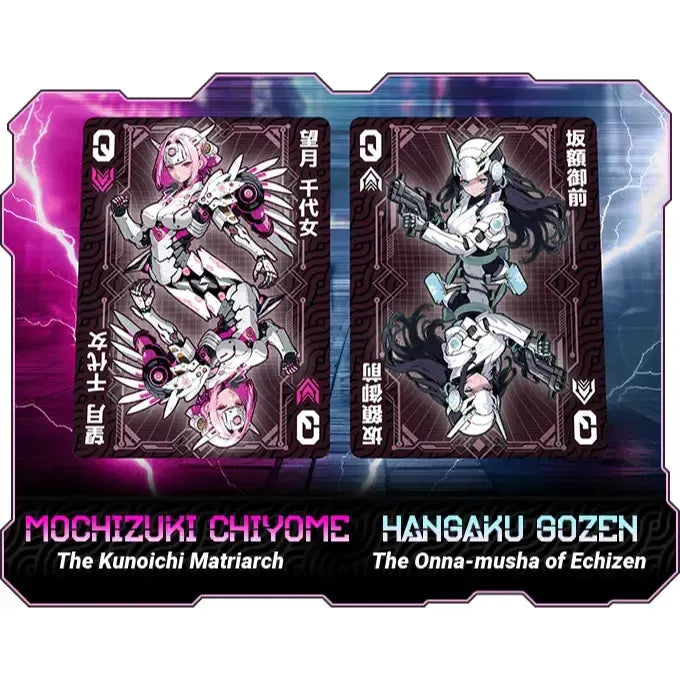 UKIYO 2099: YAMI Edition - Premium Cyberpunk Japanese Playing Cards - Wonderland Workshop - KardecK Series