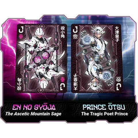 UKIYO 2099: YAMI Edition - Premium Cyberpunk Japanese Playing Cards - Wonderland Workshop - KardecK Series