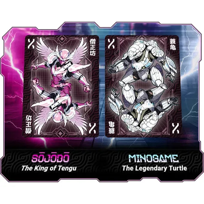 UKIYO 2099: YAMI Edition - Premium Cyberpunk Japanese Playing Cards - Wonderland Workshop - KardecK Series