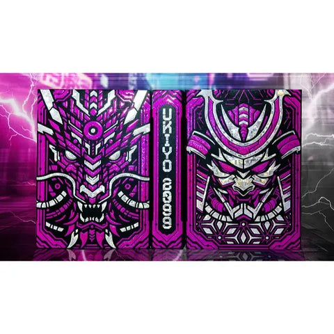 UKIYO 2099: YAMI Edition - Premium Cyberpunk Japanese Playing Cards - Wonderland Workshop - KardecK Series