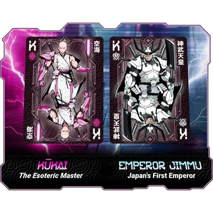 UKIYO 2099: YAMI Edition - Premium Cyberpunk Japanese Playing Cards - Wonderland Workshop - KardecK Series