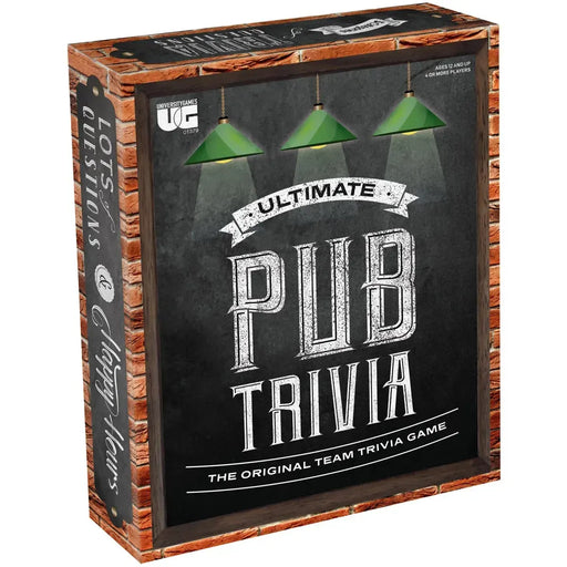 Ultimate Pub Trivia - Team-Based General Knowledge Card Game for Family and Adults (4+ Players, Age 12+) - University Games