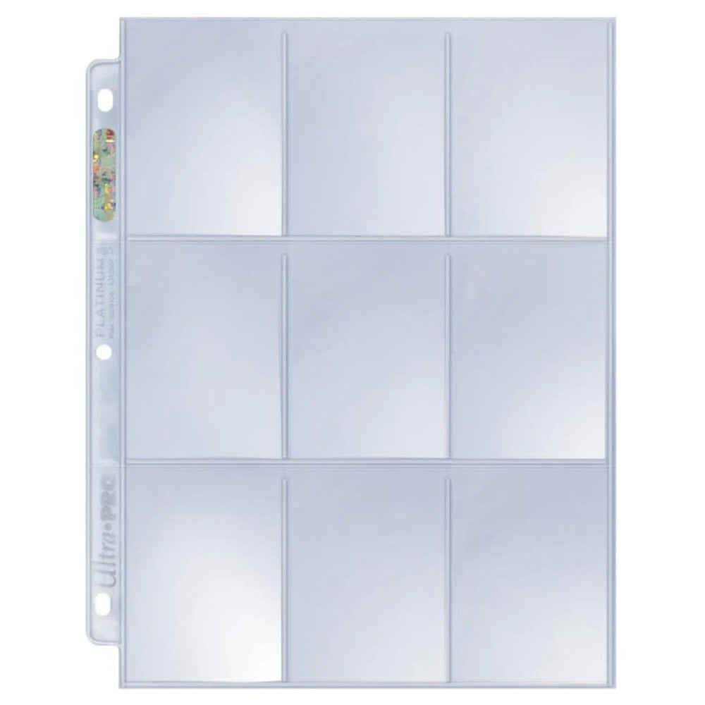 Ultra PRO - Platinum Series: 9-Pocket Pages for Trading Cards - 100 Count
