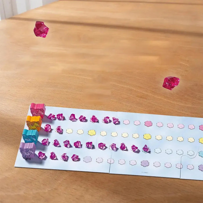 Unicorn Glitterluck: Cloud Crystals - Competitive Fantasy Board Game for Family, and Children (2-4 Players, Ages 3+) - HABA
