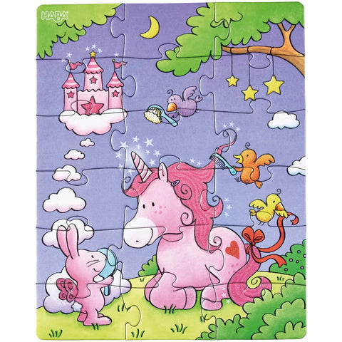 Unicorn Glitterluck - Glitter Unicorns Jigsaw Puzzle Set (12, 15 & 18 Pieces) - HABA - (2021) - Image 4