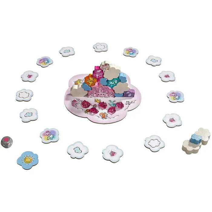 Unicorn Glitterluck - Unicorn Cloud Stacking Board Game for Family, and Children (1-4 Players, Ages 4+) - HABA
