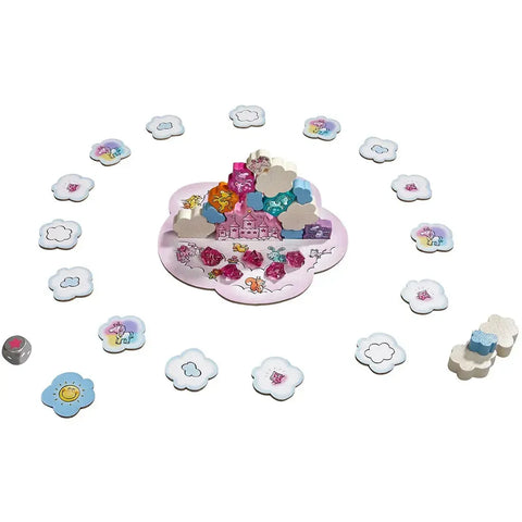 Unicorn Glitterluck - Unicorn Cloud Stacking Board Game for Family, and Children (1-4 Players, Ages 4+) - HABA