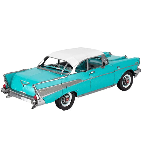 United States - 1957 Chevrolet Bel Air (Colored) Car 3D Figure Model Kit (1:49 Scale, Steel, Moderate Difficulty) - Fascinations - Metal Earth Series - (2024) - Image 6