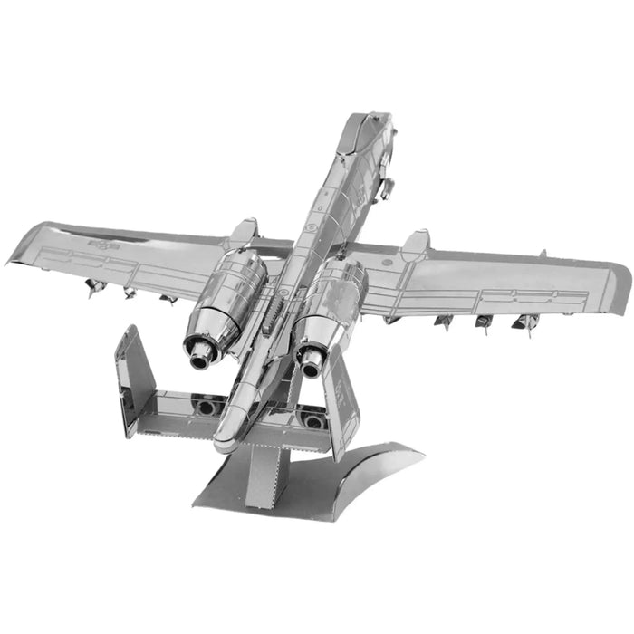 United States Air Force - A-10 Warthog Attack Aircraft Figure Model Kit (Steel, Easy Difficulty) - Fascinations - Metal Earth Series - (2023)