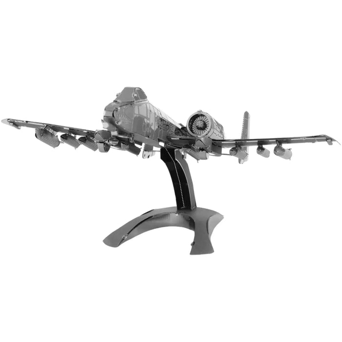 United States Air Force - A-10 Warthog Attack Aircraft Figure Model Kit (Steel, Easy Difficulty) - Fascinations - Metal Earth Series - (2023)