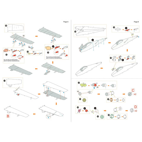 United States Air Force - A-10 Warthog Attack Aircraft Figure Model Kit (Steel, Easy Difficulty) - Fascinations - Metal Earth Series - (2023) - Image 9