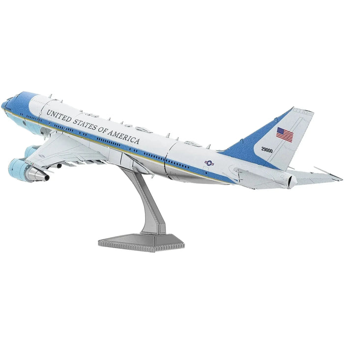 United States Air Force - Air Force One Boeing 747 Aircraft 3D Figure Model Kit (1:397 Scale, Steel, Moderate Difficulty) - Fascinations - Metal Earth Series - (2024)