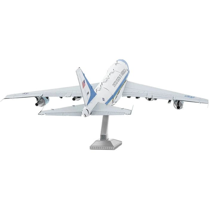 United States Air Force - Air Force One Boeing 747 Aircraft 3D Figure Model Kit (1:397 Scale, Steel, Moderate Difficulty) - Fascinations - Metal Earth Series - (2024)