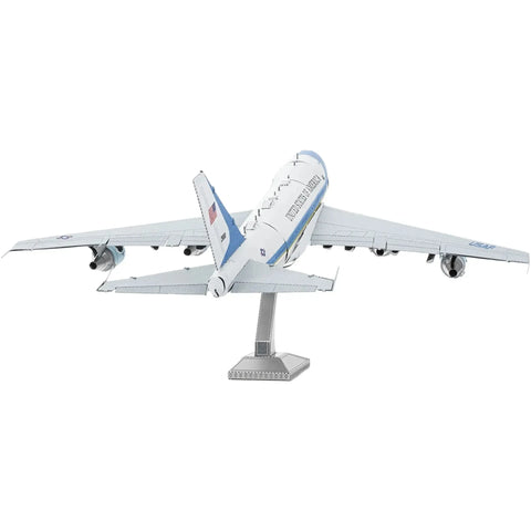 United States Air Force - Air Force One Boeing 747 Aircraft 3D Figure Model Kit (1:397 Scale, Steel, Moderate Difficulty) - Fascinations - Metal Earth Series - (2024) - Image 5
