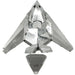 United States Air Force - Lockheed Martin F-117 Nighthawk Stealth Aircraft Figure Model Kit (1:151 Scale, Steel, Moderate Difficulty) - Fascinations - Metal Earth Series - (2023)