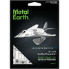 United States Air Force - Lockheed Martin F-117 Nighthawk Stealth Aircraft Figure Model Kit (1:151 Scale, Steel, Moderate Difficulty) - Fascinations - Metal Earth Series - (2023)