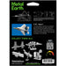 United States Air Force - Lockheed Martin F-22 Raptor Fighter Jet Figure Model Kit (Steel, Easy Difficulty) - Fascinations - Metal Earth Series - (2023)